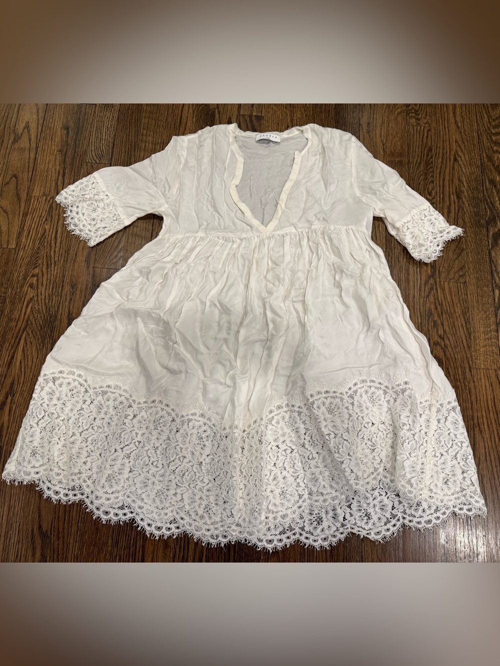 Sandro Paris Dress Size 3 White